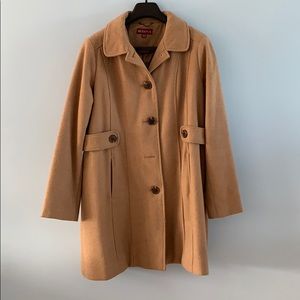 PLUS SIZE tan MERONA wool jacket 🧥